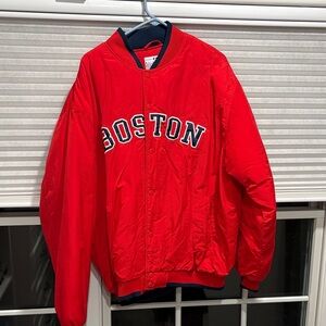 Boston Red Varsity Bomber Jacket